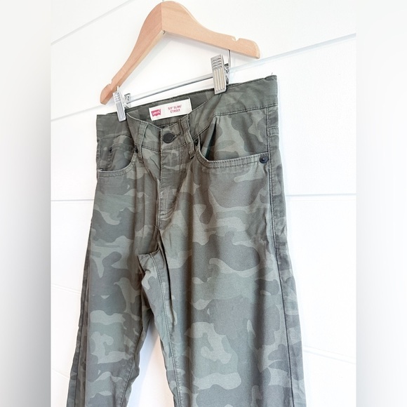 Levi 511 Kids Camouflage Slim Fit fit pants - Size 10 - Picture 3 of 10